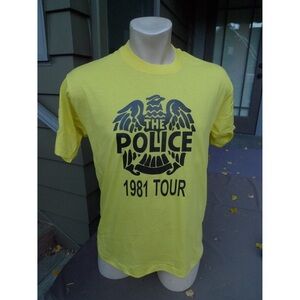 1981 The Police Screen Stars Single Stitch Shirt